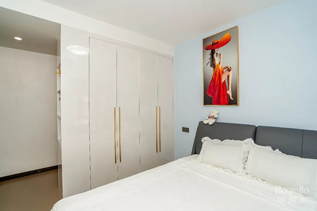 106㎡四居，簡(jiǎn)約與色彩的和諧搭配，合理軟裝布局實(shí)用性拉滿